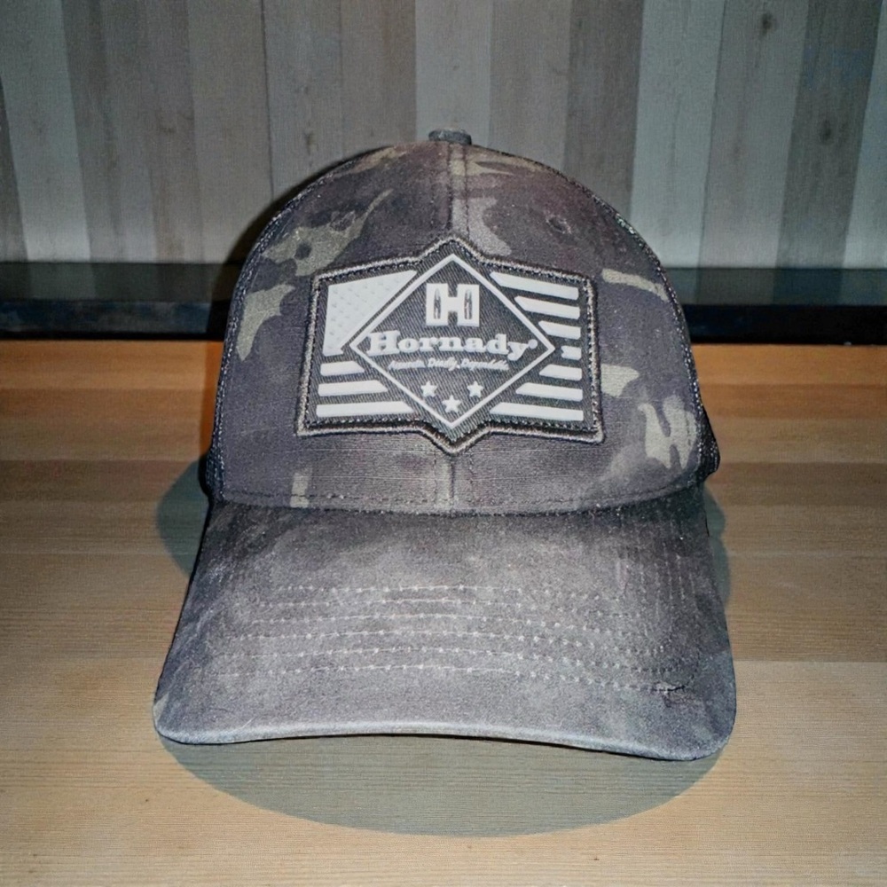 Hornady 99213 Established Camo Structured Hat Cap SnapBack EUC